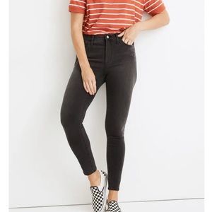 Madewell 29 Skinny Skinny Jeans Dark Grey Gray
